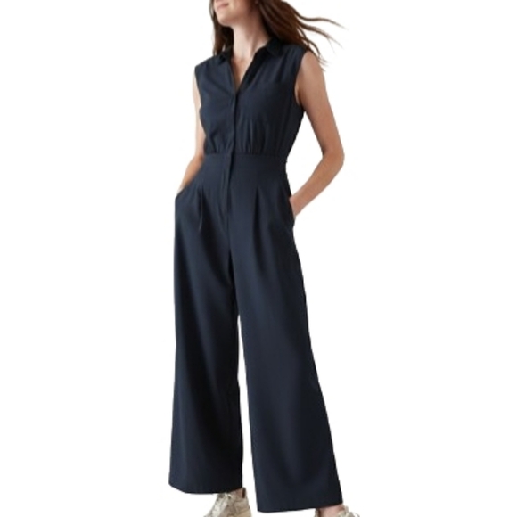 Athleta Pants - ATHLETA Brooklyn Heights Wide Leg Jumpsuit